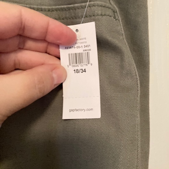 *NWT!!* Gap Favorite Jegging Jean Olive Green Size 18/34 Plus Size - Picture 3 of 5